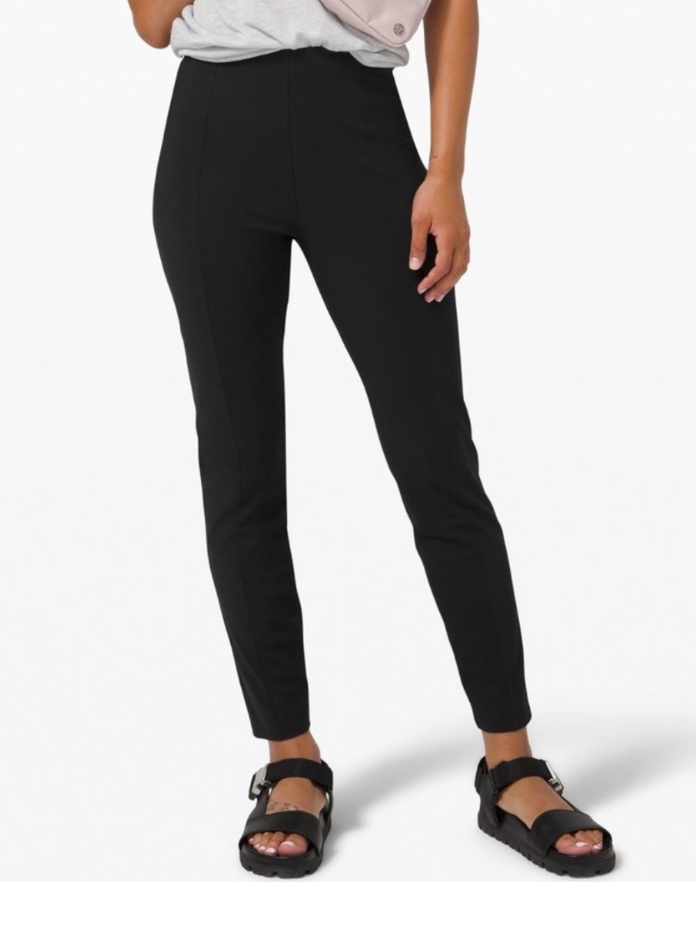 Lululemon Here To There HR Pant 7/8 Black Size 8